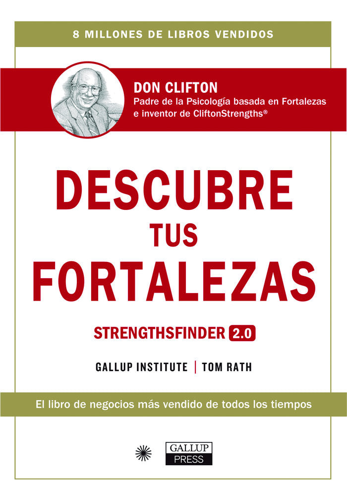 Descubre tus fortalezas., de Gallup | portada del libro