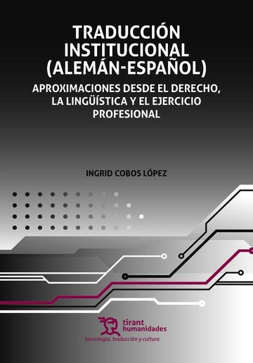 Traducción Institucional (Alemán-Español), de Cobos López | portada del libro