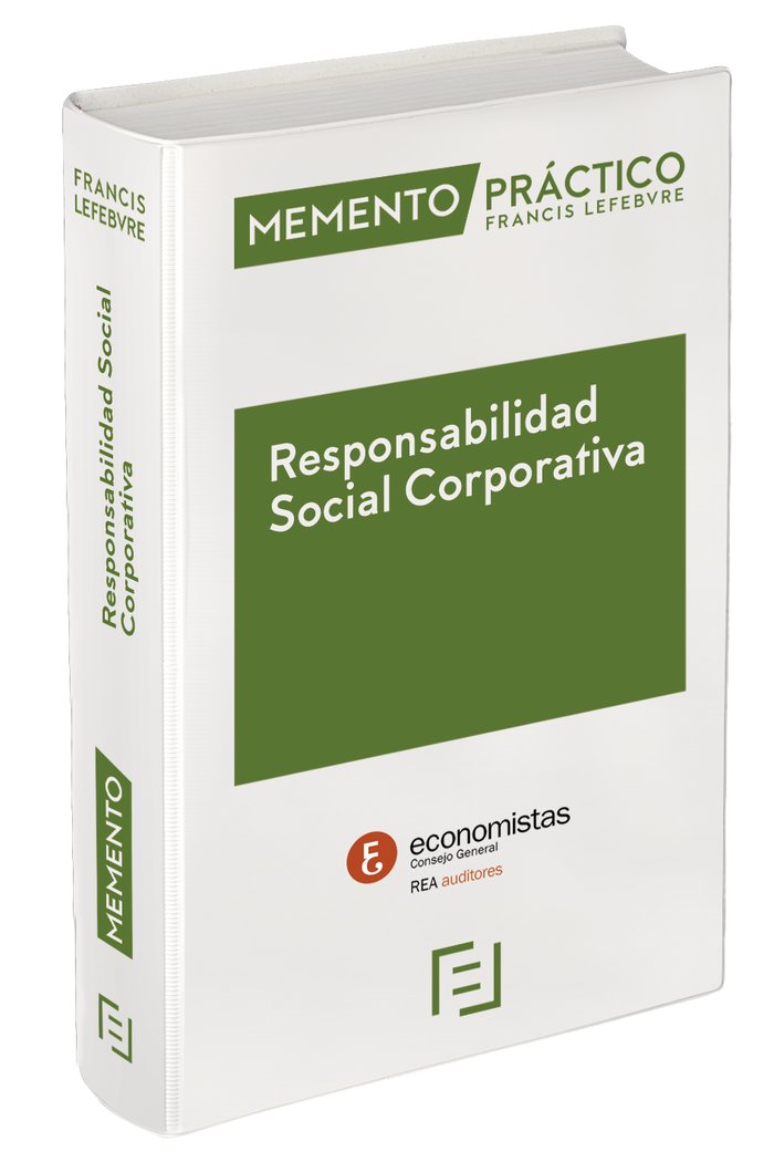 Memento Responsabilidad Social Corporativa, de Lefebvre-El Derecho | portada del libro