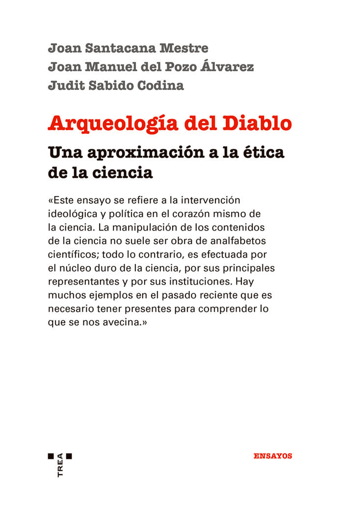 Arqueología del diablo, de Del Pozo Álvarez, Joan Manuel | portada del libro