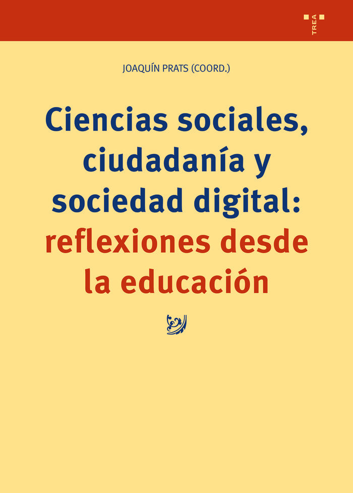 Ciencias sociales, ciudadanía y sociedad digital: reflexiones desde, de Prats, Joaquín | portada del libro