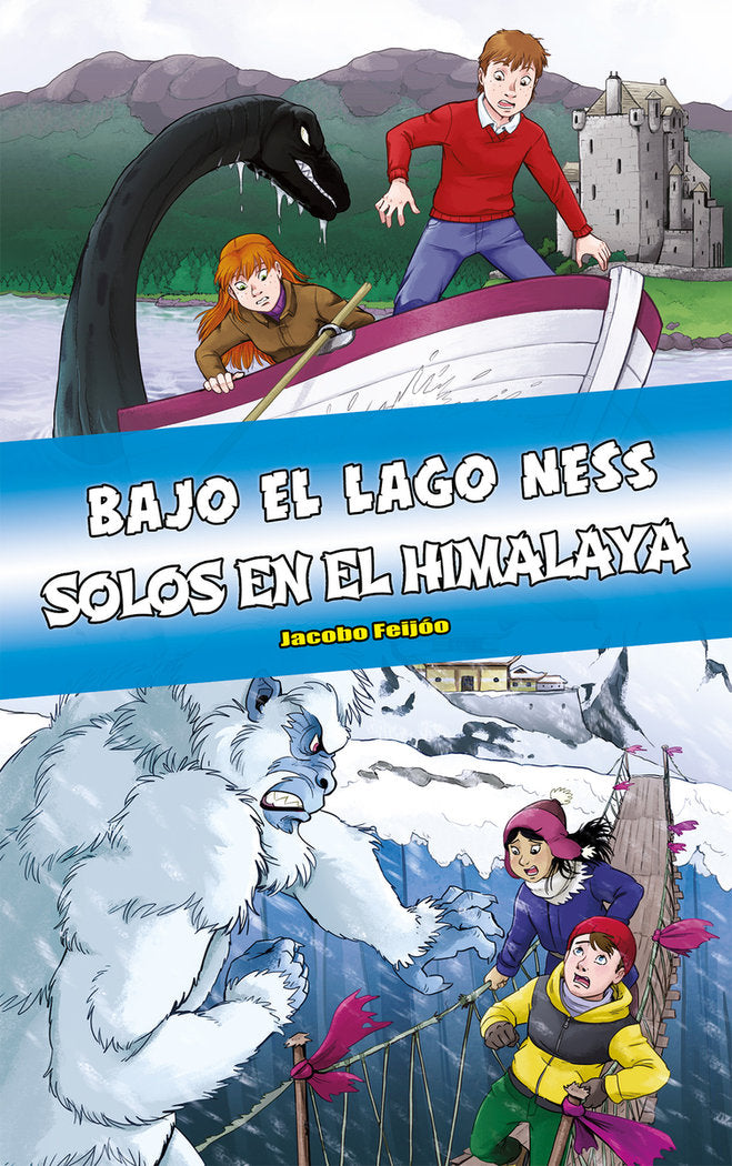 ómnibus Bajo el lago Ness / Solos en el Himalaya, de Feijóo, Jacobo | portada del libro
