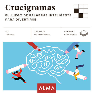 Crucigramas. El juego de palabras inteligente para divertirse, de Varios autores | portada del libro