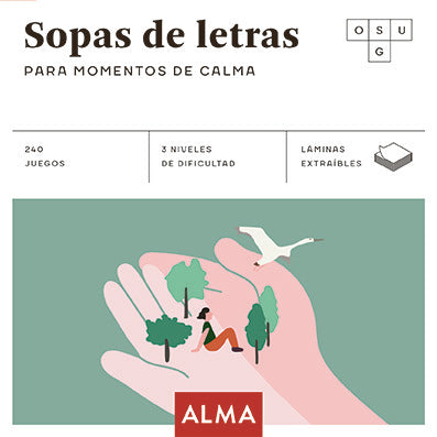 Sopas de letras para momentos de calma, de Varios autores | portada del libro