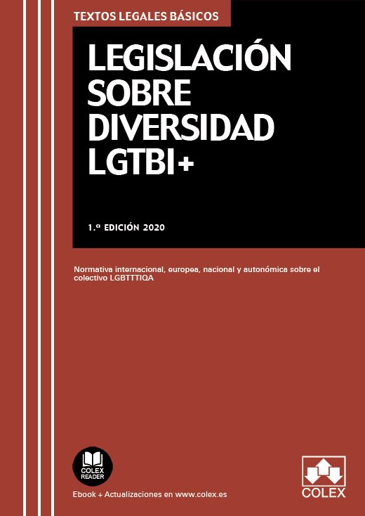 Legislación sobre diversidad LGTBI+, de Ramos Hernández, Pablo | portada del libro