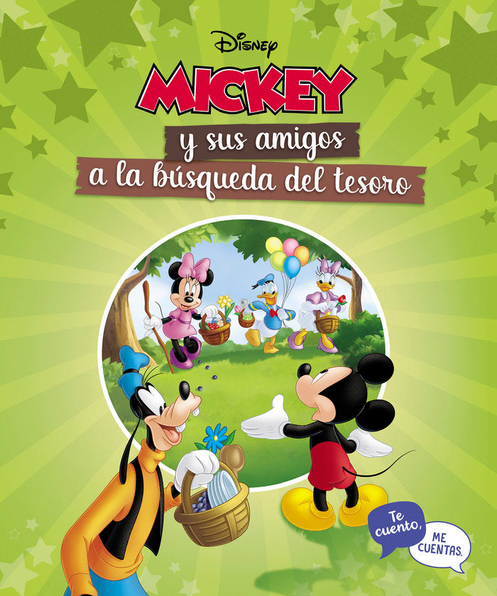 MICKEY Y SUS AMIGOS A LA BUSQUEDA DEL TESORO, de DISNEY | portada del libro