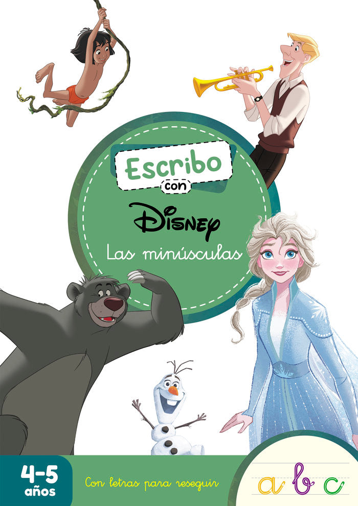 ESCRIBO CON DISNEY LAS MINUSCULAS, de DISNEY | portada del libro