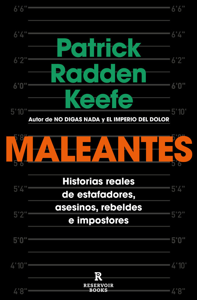 MALEANTES, de KEEFE, PATRICK RADDEN | portada del libro