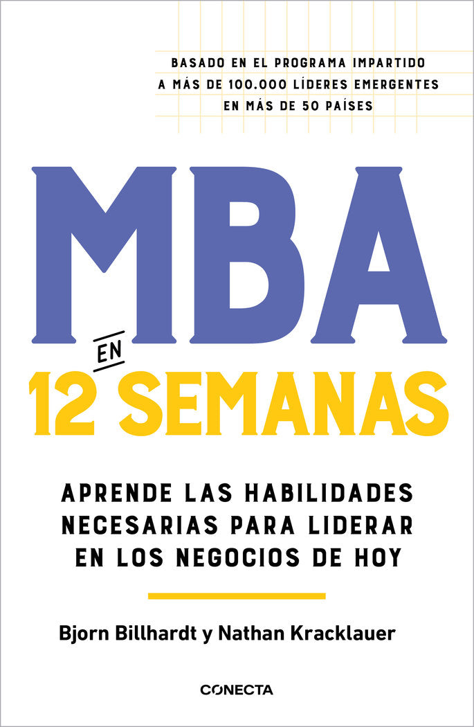 MBA EN 12 SEMANAS, de KRACKLAUER, NATHAN | portada del libro