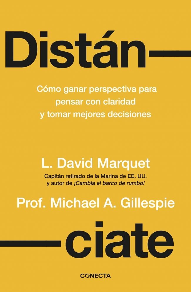 DISTANCIATE, de LOUIS DAVID MARQUET | portada del libro