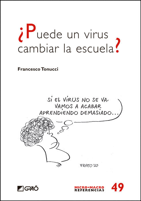 ¿Puede un virus cambiar la escuela?, de Tonucci, Francesco | portada del libro