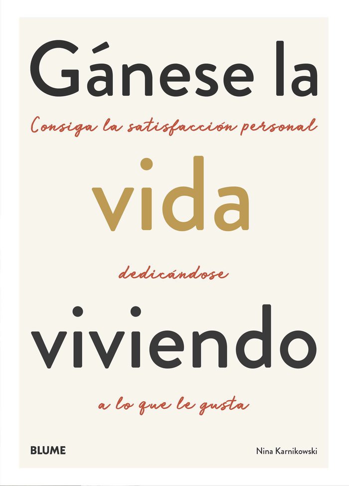 Gánese la vida viviendo, de Karnikowski, Nina | portada del libro