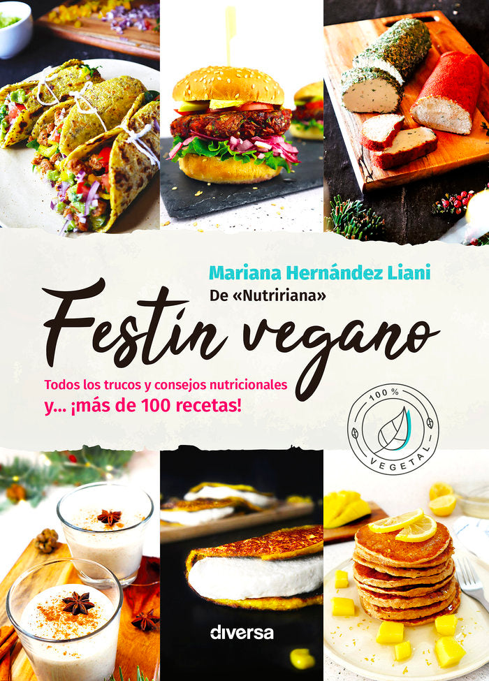 Festín vegano, de Hernández Liani (Nutririana), Mariana | portada del libro