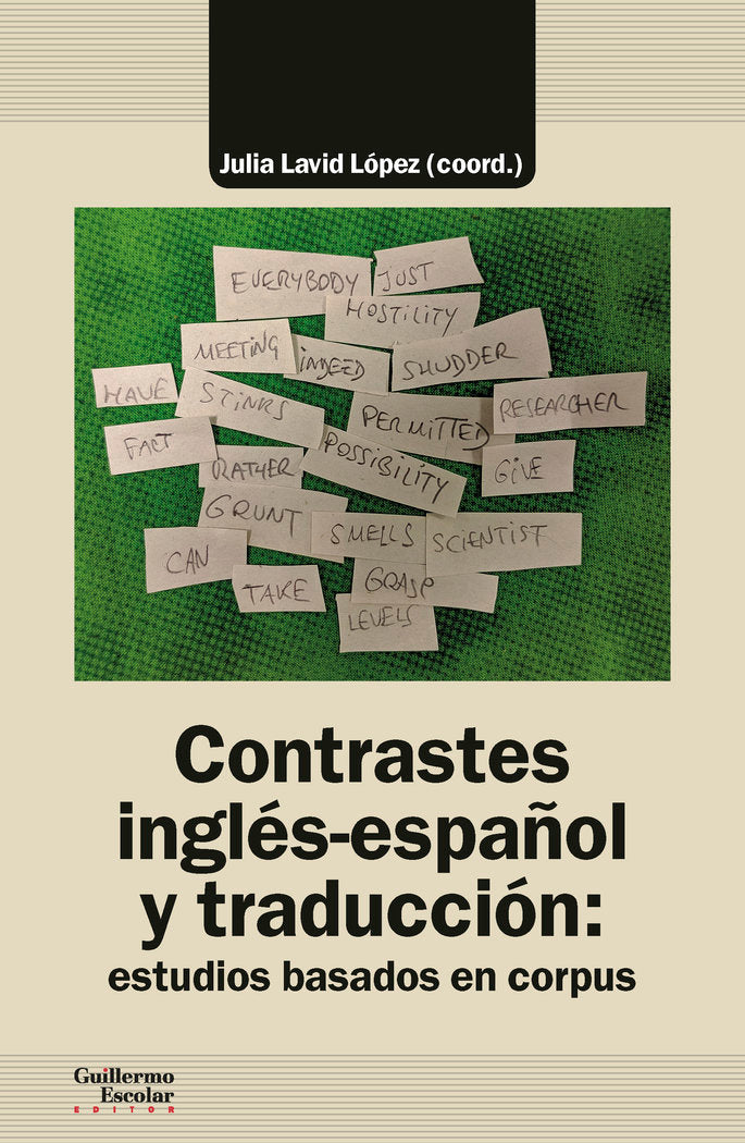 Contrastes inglés-español y traducción: estudios basados en corpus | portada del libro