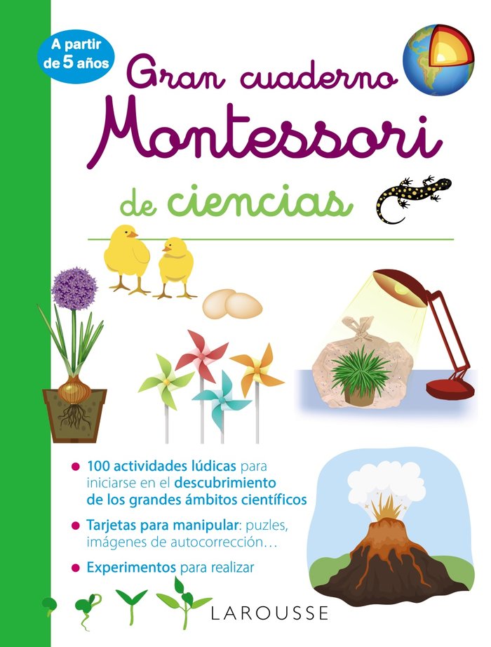 Gran cuaderno Montessori de ciencias, de Larousse Editorial | portada del libro