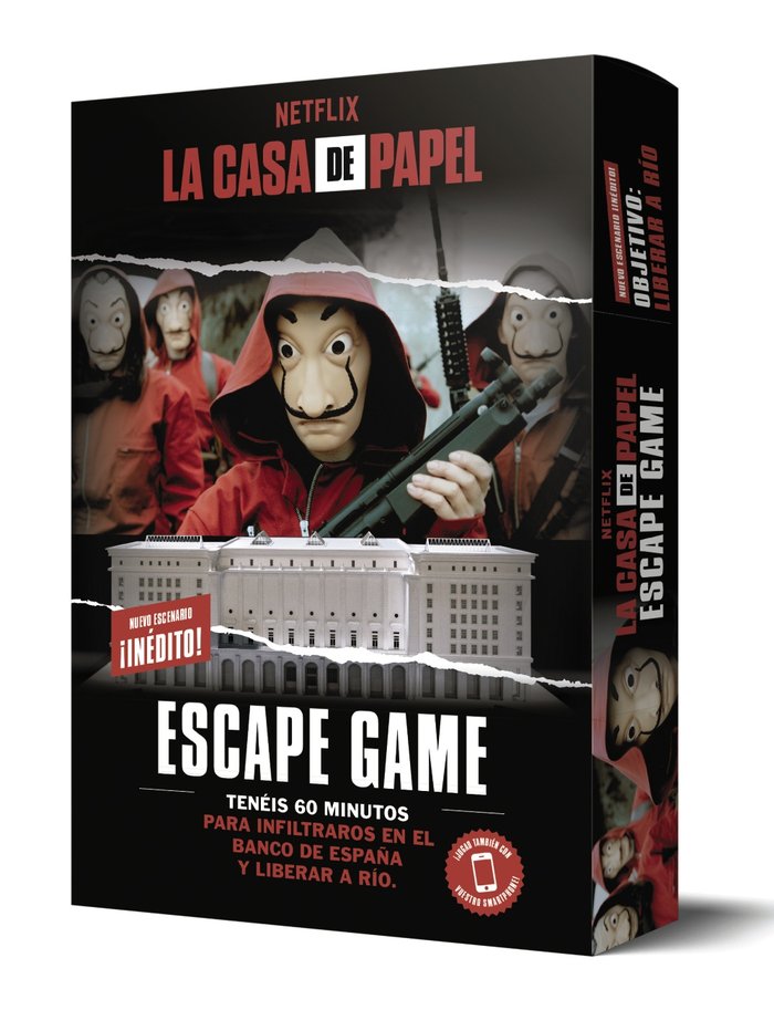 LA CASA DE PAPEL. ESCAPE GAME. OBJETIVO: LIBERAR A RIO, de TRENTI, NICOLAS | portada del libro