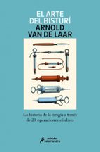 El arte del bisturí, de Arnold Van de Laar | portada del libro