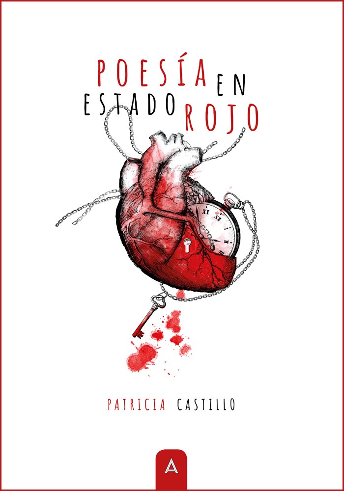 Poesía en estado rojo, de López Castillo | portada del libro