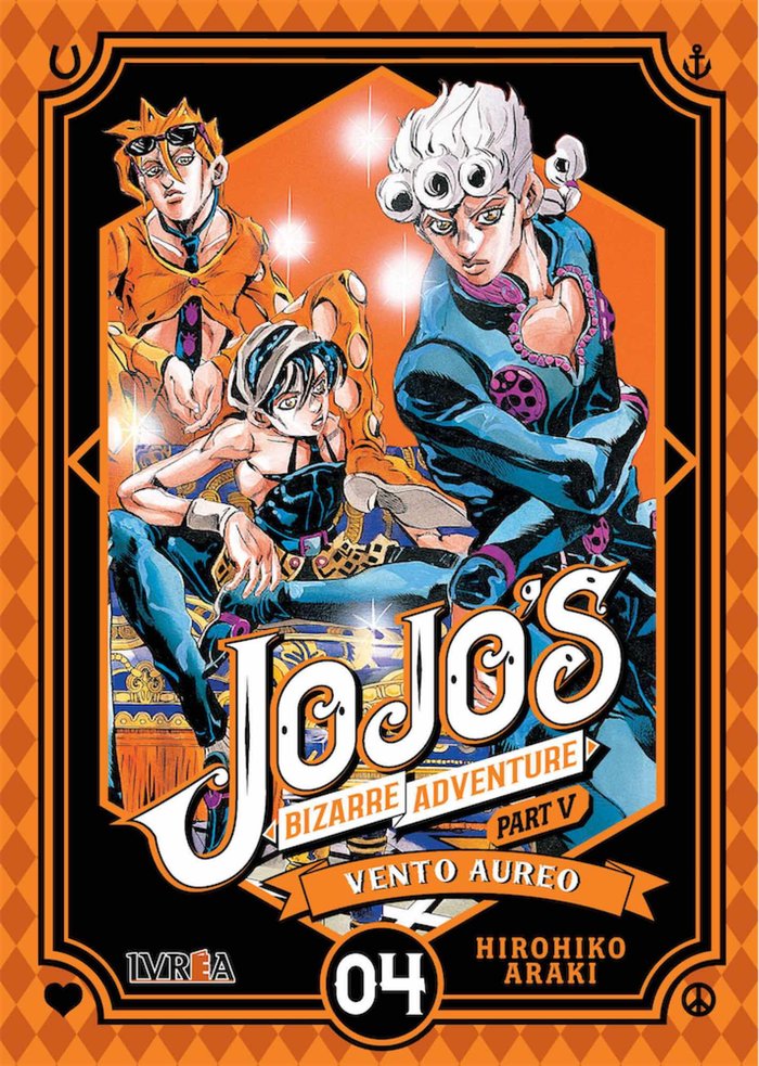 Jojo's Bizzarre Adventure Parte 5: Vento Aureo 4, de Hirohiko Araki | portada del libro