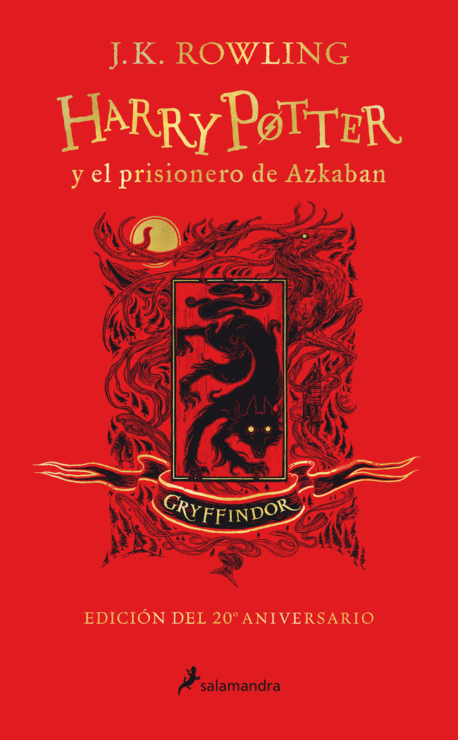 Harry Potter y el prisionero de Azkaban (edición Gryffindor del 20º aniversario) (Harry Potter 3), de Rowling, J.K. | portada