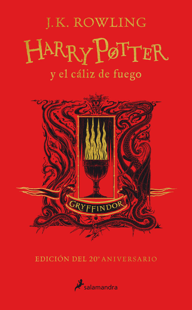 HARRY POTTER Y EL CALIZ DE FUEGO (EDICION GRYFFINDOR DE 20º ANIVERSARIO), de ROWLING, J.K. | portada del libro
