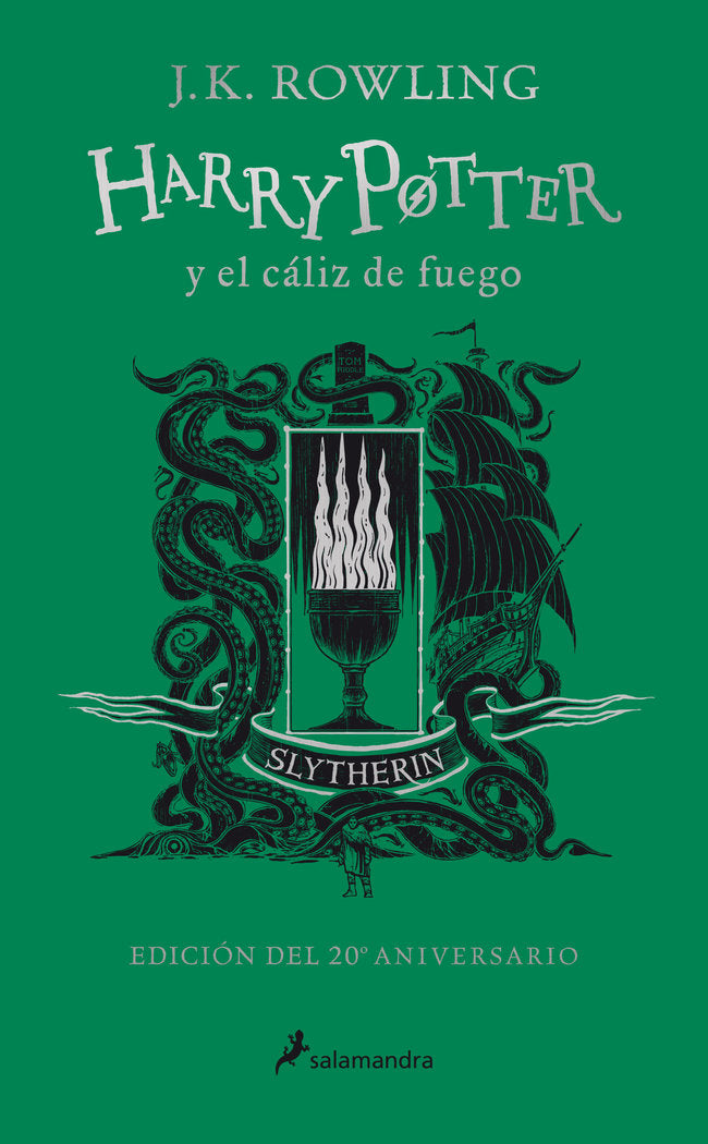HARRY POTTER Y EL CALIZ DE FUEGO (EDICION SLYTHERIN DEL 20º ANIVERSARIO), de ROWLING, J.K. | portada del libro