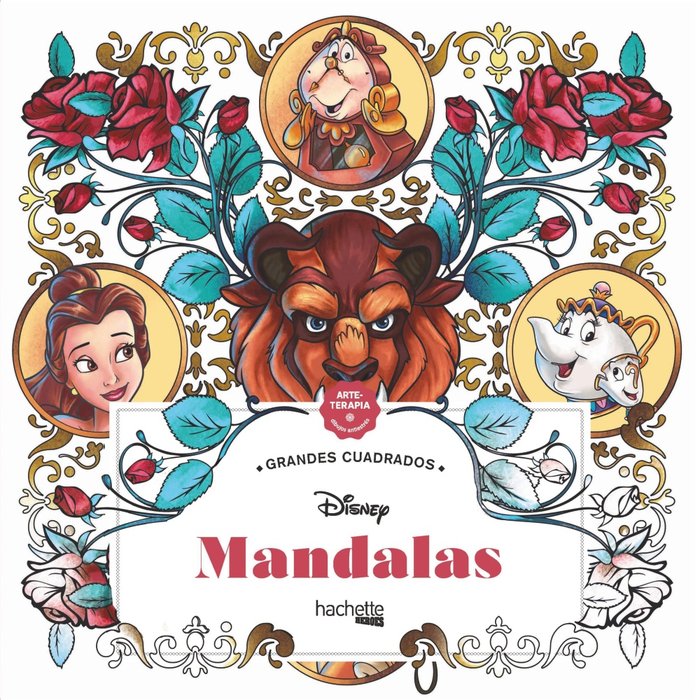 Grandes cuadrados. Mandalas Disney, de Varios autores | portada del libro