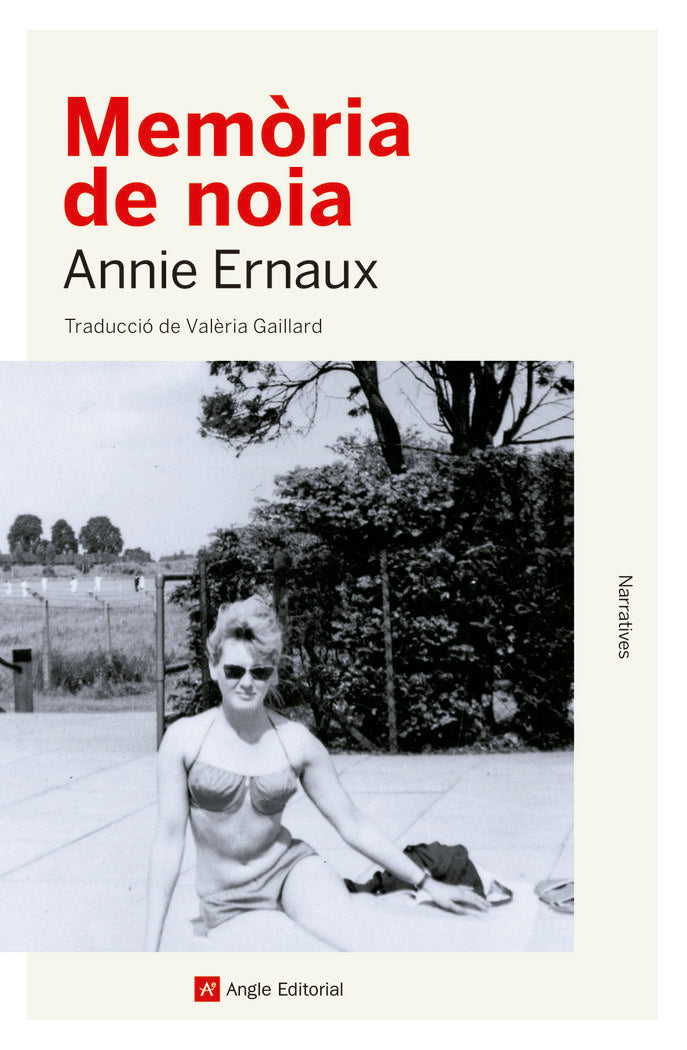 Memòria de noia, de Ernaux, Annie | portada del libro
