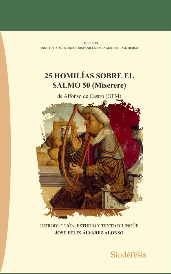 25 Homilías sobre el Salmo 50 (miserere). De Alfonso de Castro (OFM) | portada del libro