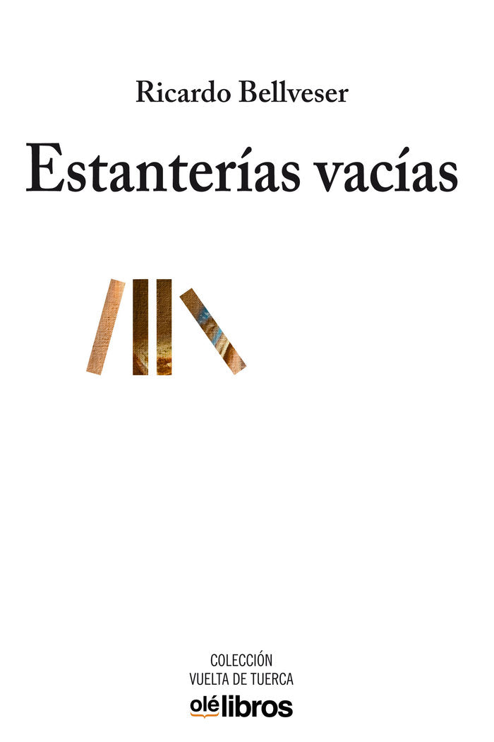 Estanterías vacías, de Bellveser Icardo, Ricardo | portada del libro