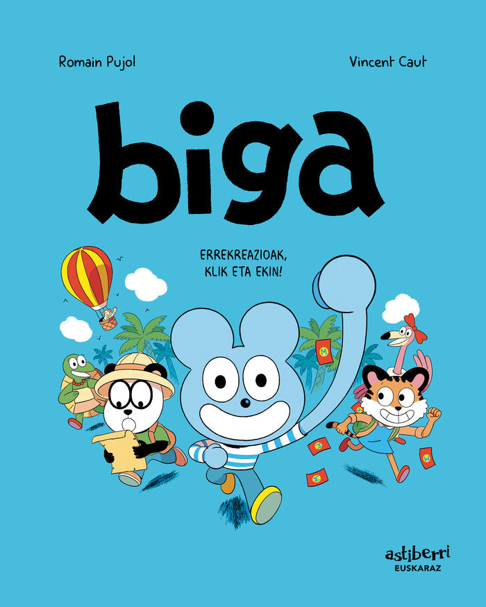 BIGA 3 ERREKREAZIOAK, KILIK ERA EKIN!, de Caut | portada del libro