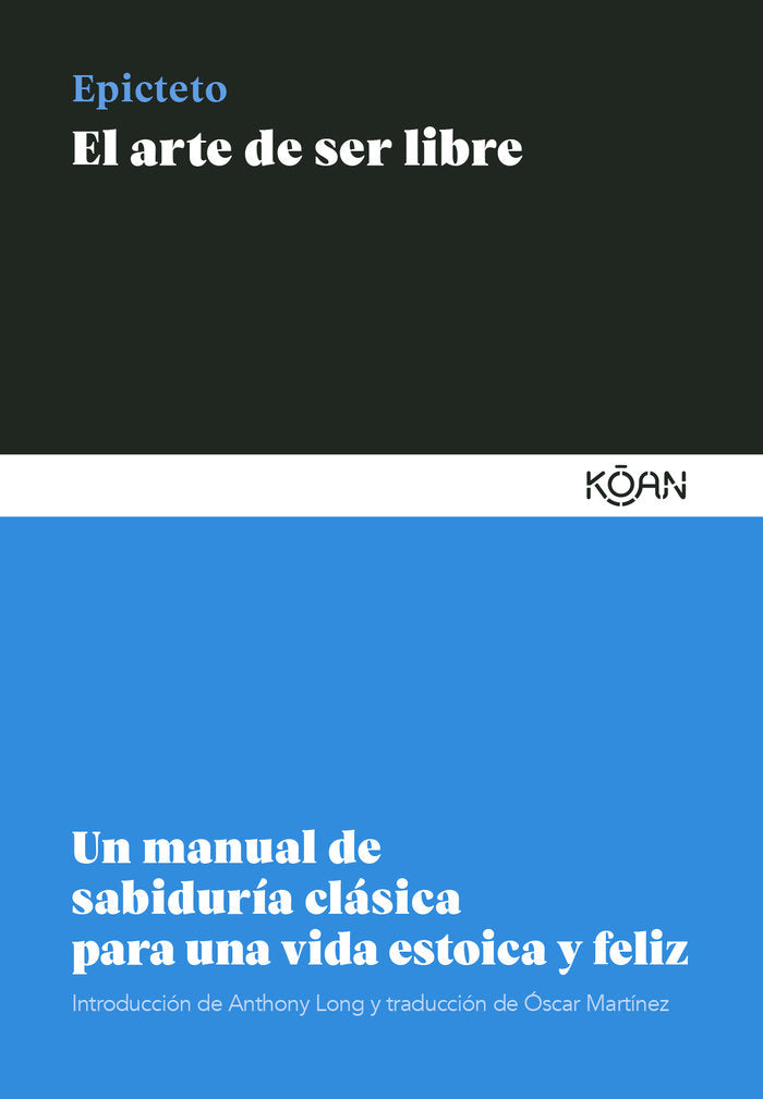 El arte de ser libre, de Epicteto | portada del libro