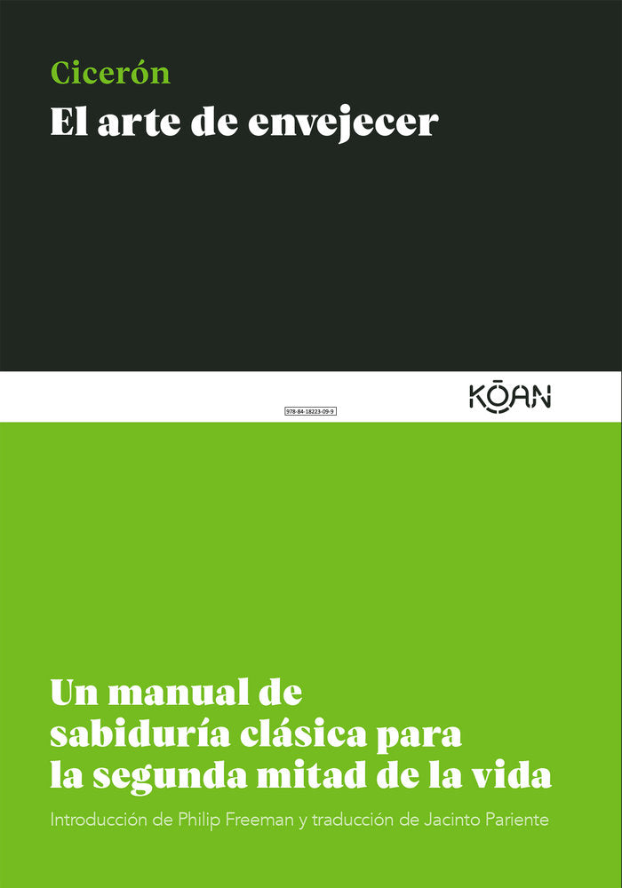 El arte de envejecer, de Cicerón, Marco Tulio | portada del libro