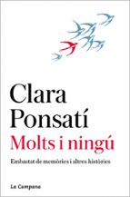 Molts i ningú, de Clara Ponsati | portada del libro