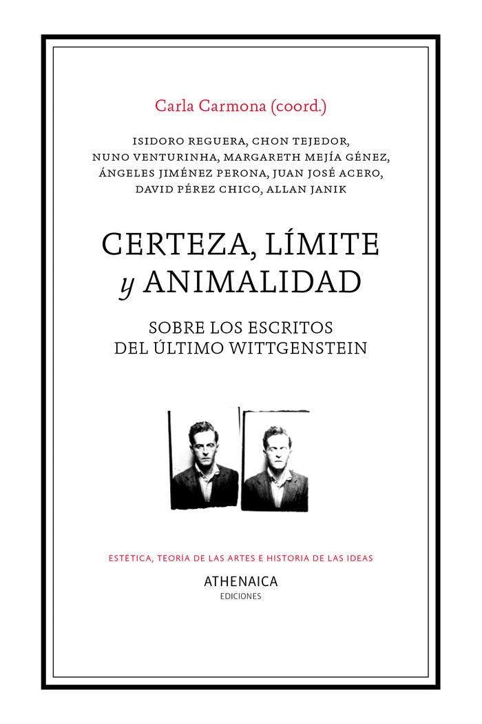 Certeza, límite y animalidad, de Carmona, Carla | portada del libro