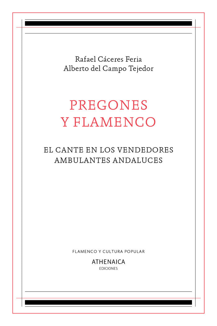 Pregones y flamenco, de Cáceres Feria, Rafael | portada del libro
