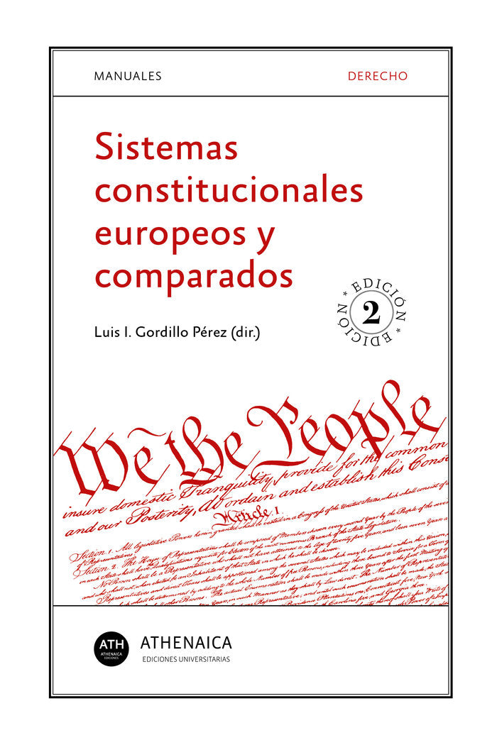 Sistemas constitucionales europeos y comparados, de Gordillo Pérez, Luis | portada del libro