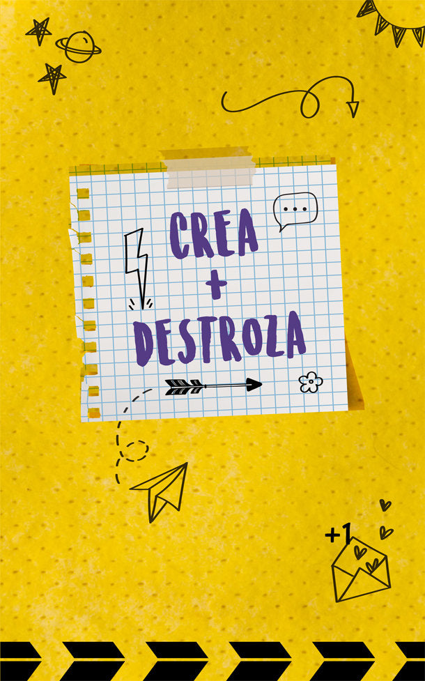 Crea + Destroza | portada del libro