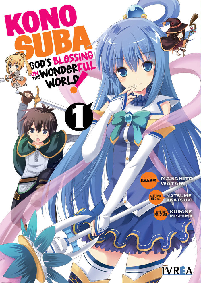 Konosuba 1, de Masahito Watari | portada del libro