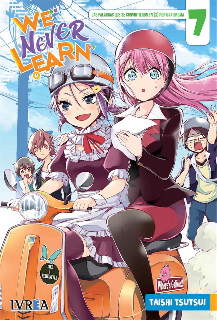 We Never Learn 7, de Taishi Tsutsui | portada del libro