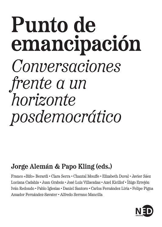 PUNTO DE EMANCIPACION, de ALEMAN, JORGE | portada del libro