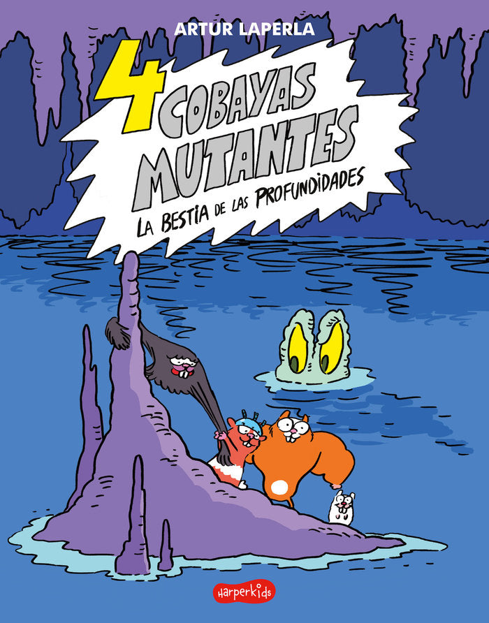 4 cobayas mutantes La bestia de las profundidades, de LAPERLA, ARTUR | portada del libro