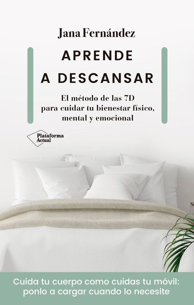 Aprende a descansar, de FERNANDEZ, JANA | portada del libro