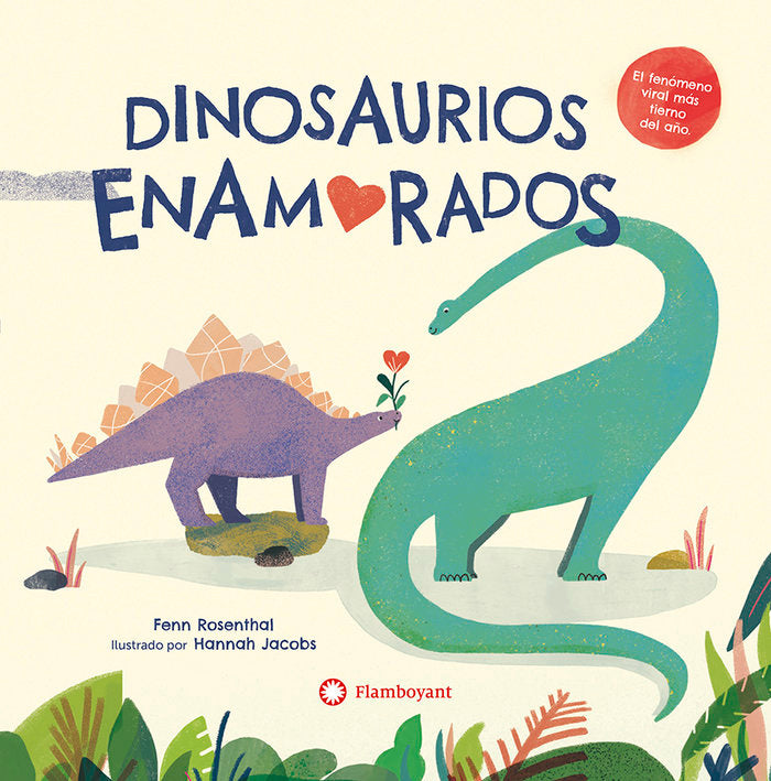 Dinosaurios enamorados, de Rosenthal, Fenn | portada del libro