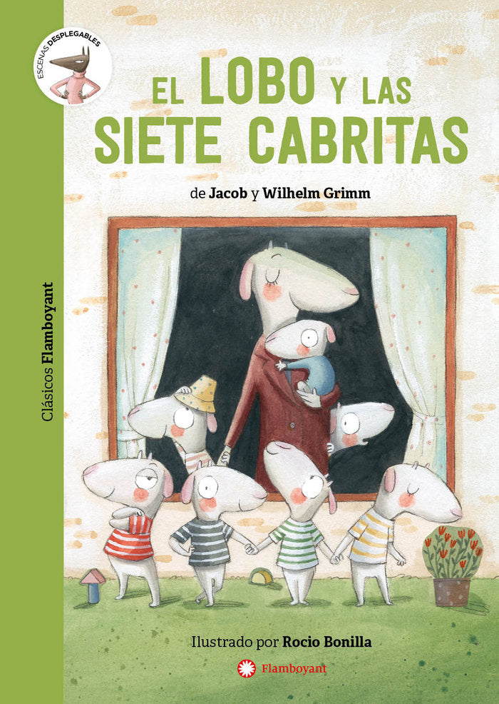 LOBO Y LAS SIETE CABRITAS, EL, de JACOB Y WILHELM GRIMM | portada del libro