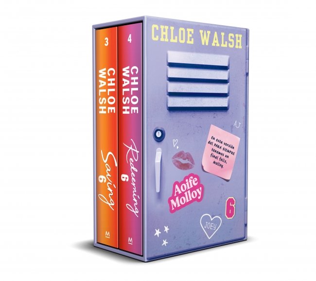 ESTUCHE LOS CHICOS DE TOMMEN SAVING 6 Y REDEEMING 6 JOEY Y A, de CHLOE WALSH | portada del libro