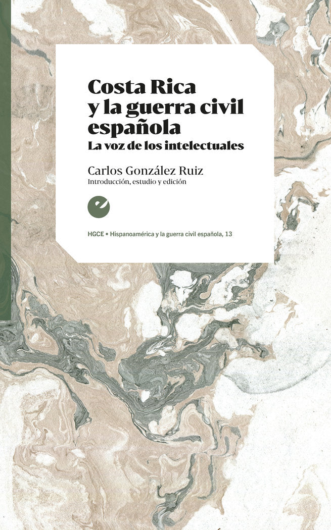COSTA RICA Y LA GUERRA CIVIL ESPAÑOLA | portada del libro