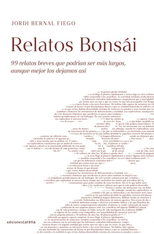 Relatos Bonsái, de Bernal Fiego, Jordi | portada del libro