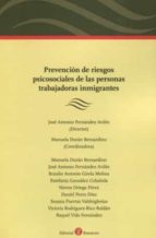 PREVENCION DE RIESGOS PSICOSOCIALES DE LAS PERSONAS TRABAJADORAS, de José Antonio Fernández Avilés | portada del libro