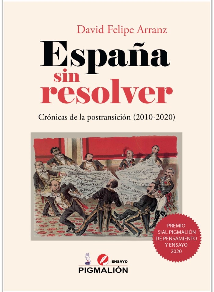 ESPAÑA SIN RESOLVER, de Arranz, David Felipe | portada del libro
